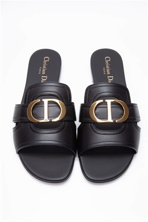 30 montaigne slide dior|DIOR 30 Montaigne Signature Flat Slide Sandals .